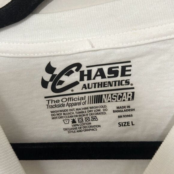 NWT Chase Authentics Jimmie Johnson NASCAR Boom Confetti Cotton T-Shirt Size L - Picture 6 of 7